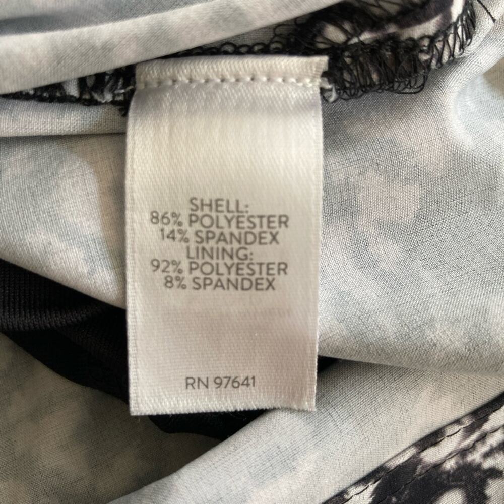 J.Jill Skirt Shorts Combination Skort Summer Active Wear Black/White Size SP - Picture 5 of 5